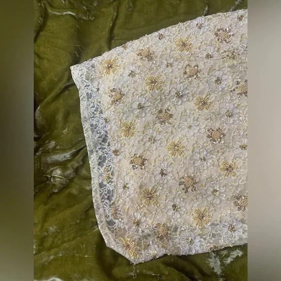 Topshop yellow sequin beaded embroidered sparkle strappy shift dress winx - Picture 14 of 14